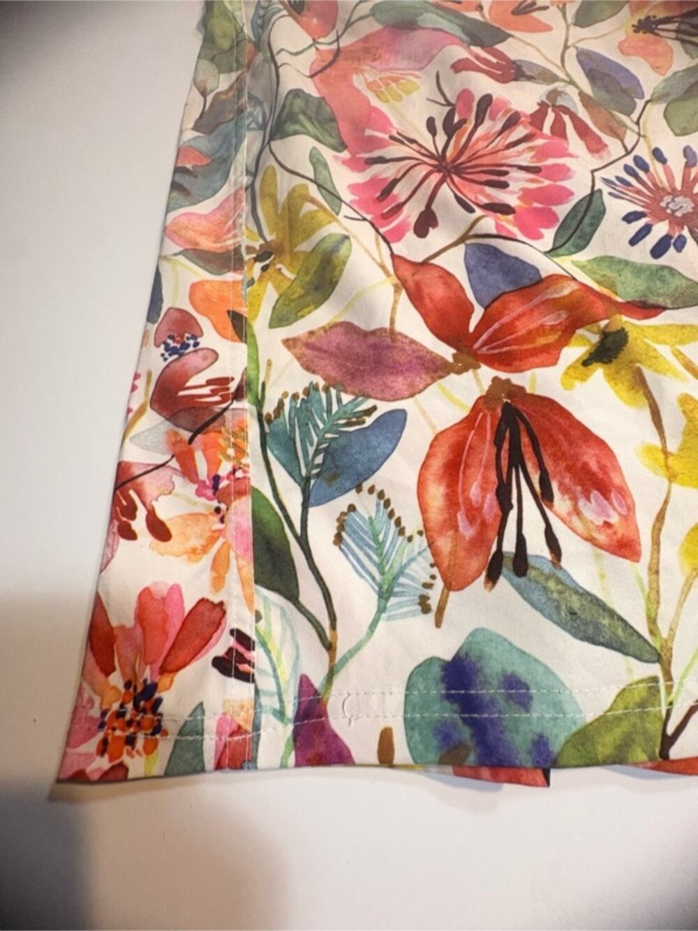 Skirt in the Wildflower Watercolor print large - Picture 3 of 3